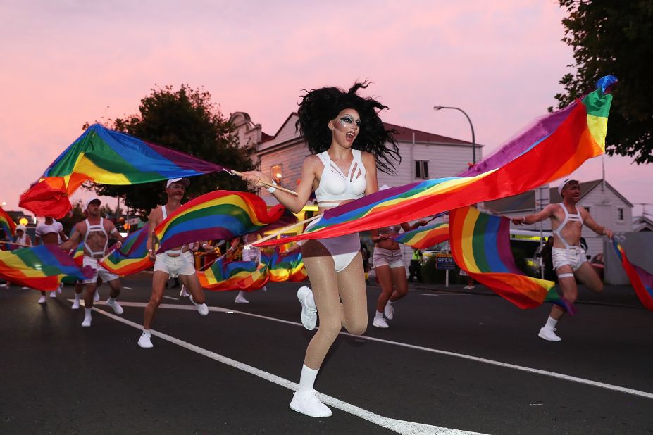 <strong>Auckland, New Zealand.</strong> In February 2018, dancers participate in the Auckland Pride Parade. It's part of the city's annual Pride Festival promoting LGBTQ awareness.
