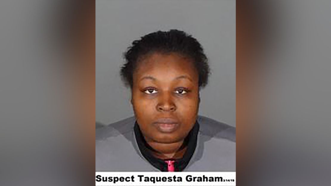 Taquesta Graham is being held without bail, according to jail records. 