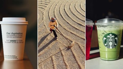 Starbucks unveils two new designs for recyclable and compostable cups.