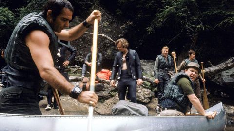 <strong>"Deliverance"</strong>: This now iconic film follows a group of men who take a canoe trip in the northern Georgia wilderness. <strong>(Netflix) </strong>