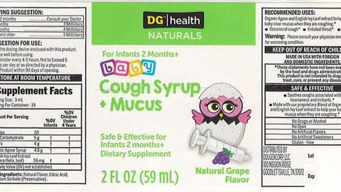 Consumers who bought the affected cough medicine can return it for a refund.