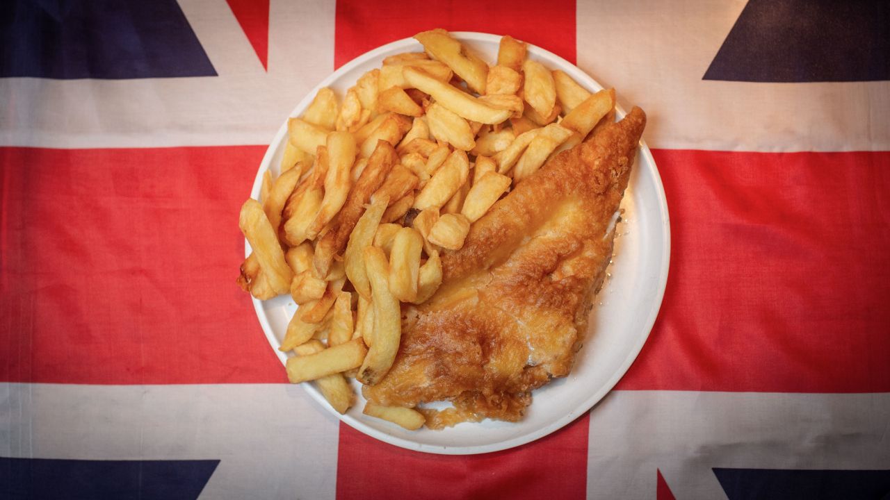 There's no dish more British than fish and chips. 