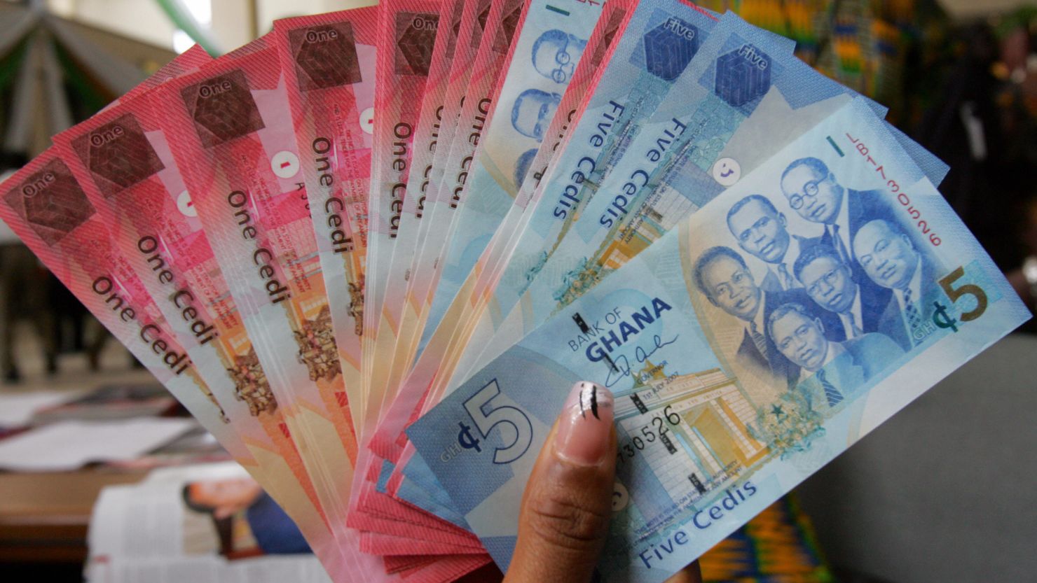 A technical glitch devalued Ghana's currency for a brief time last week, officials said.