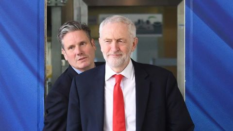 Labour leader Jeremy Corbyn (right) and shadow Brexit secretary Sir Kier Starmer.
