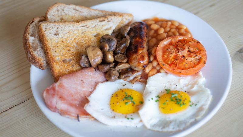 Typical british store food