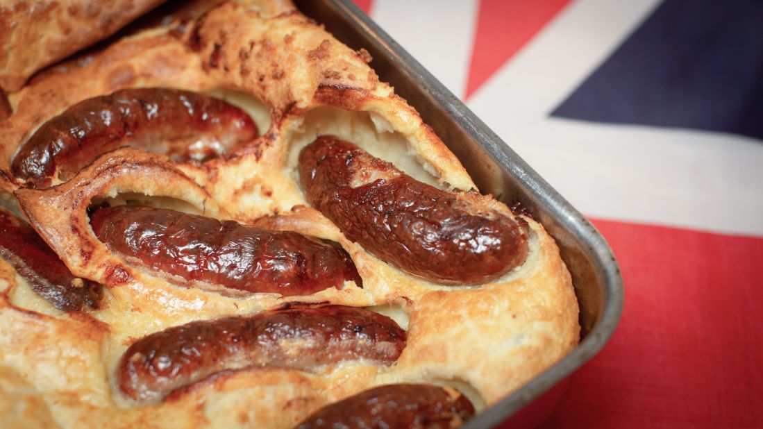 <strong>Toad in the hole:</strong> Britain's food can be as confusing as its Brexit negotiations. Toad in the hole, for instance, contains zero toads and few holes. Click through the gallery to see more of the country's culinary conundrums.  