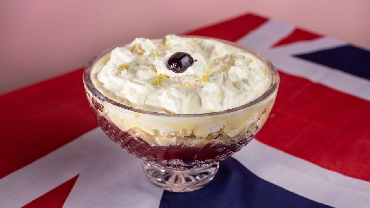 <strong>Trifle: </strong>Add fortified wine, smother with cream, stick a cherry on top, call it a trifle. 