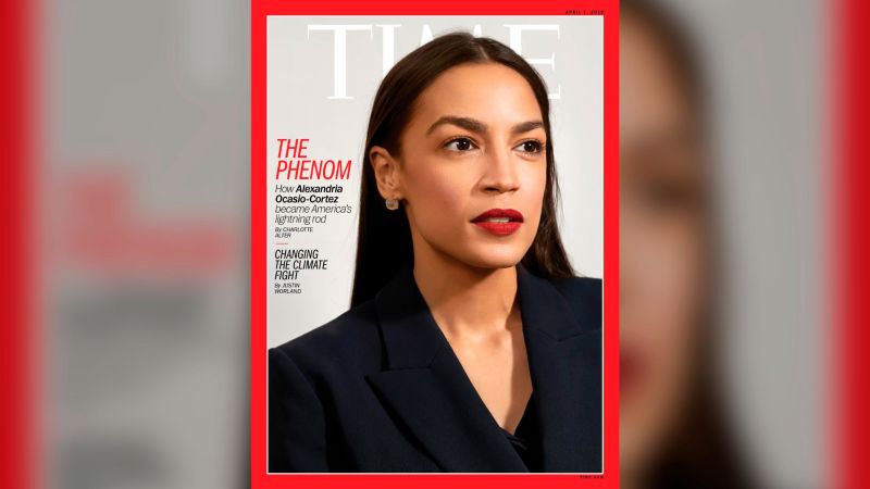 Ocasio-Cortez, ‘second most talked-about politician in America,’ graces ...