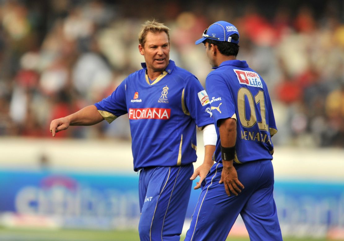 Warne's fellow overseas players in his triumphant Royals team included South Africa's Graeme Smith, Australian pair Darren Lehmann and Shane Watson and the Pakistan trio of Younis Khan, Sohail Tanvir and Kamran Akmal.