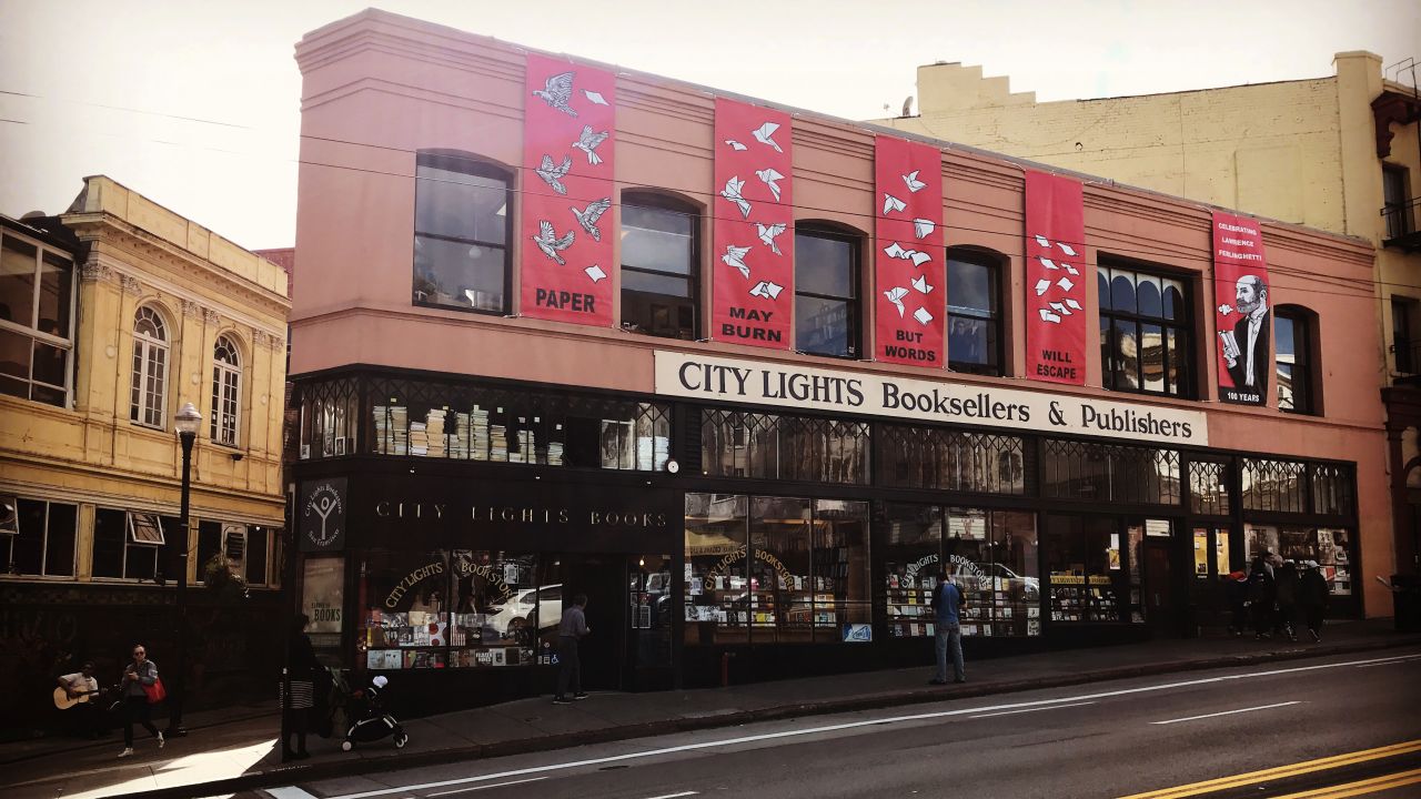 City Lights is still a gathering place for poetry, critical thinking and organizing. 