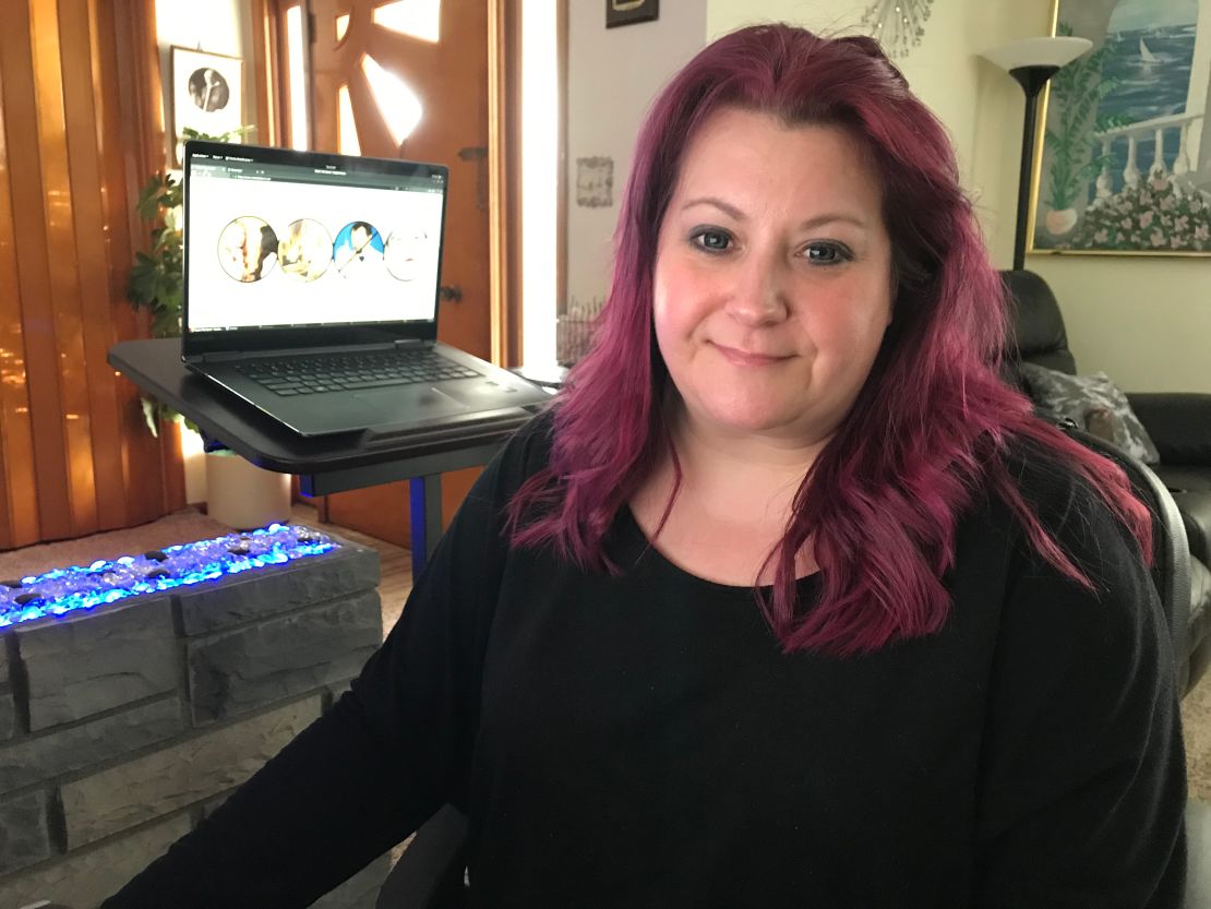 Erin Costello creates fake Facebook accounts so she can join anti-vaxer groups to see if members are planning to attack mothers of dead children.