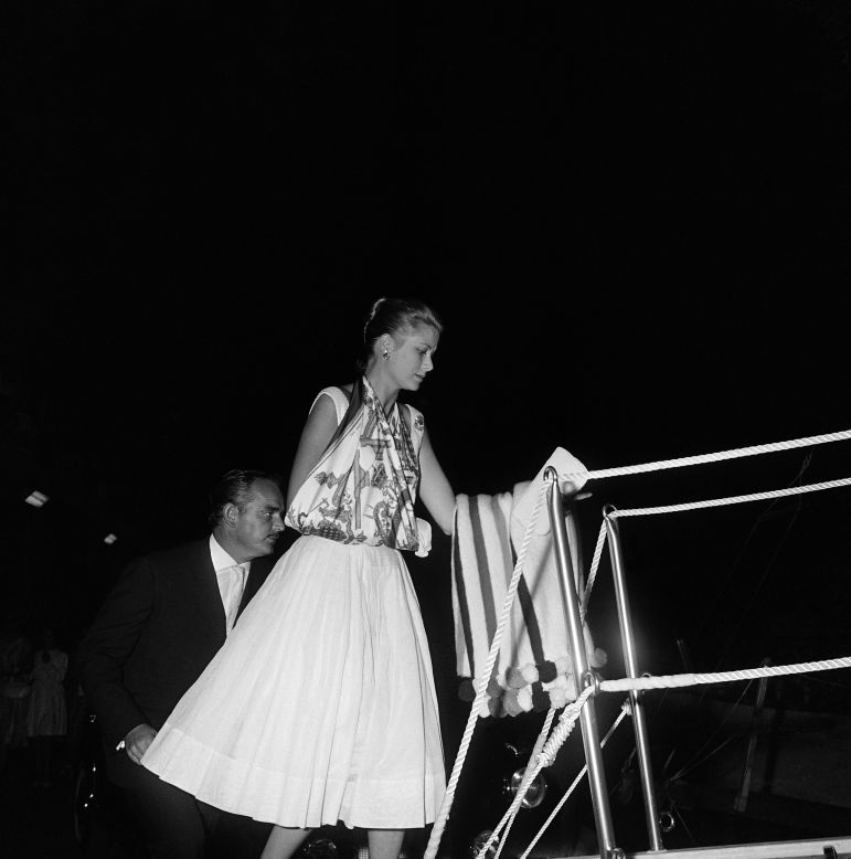 <strong>Princess Grace and Prince Rainier:</strong> And that wasn't the only shipboard celebration. The movie star and the Prince of Monaco had their wedding reception on board and were guests many times in the years following.