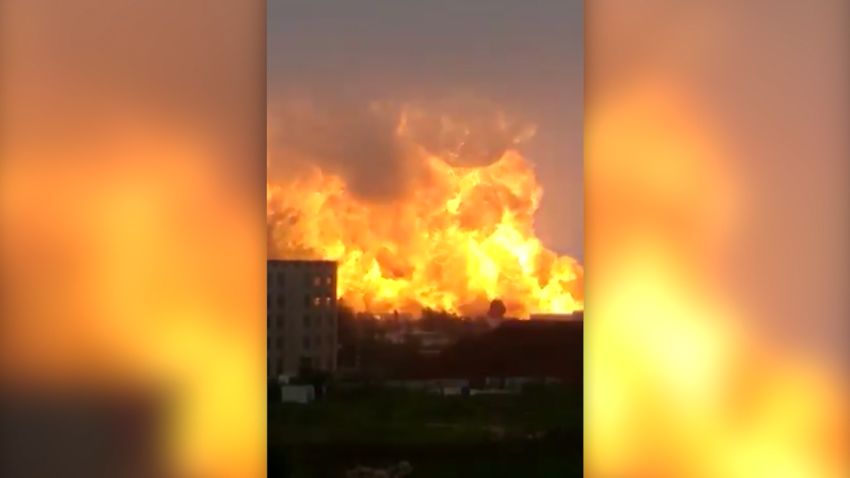 China chemical plant explosion