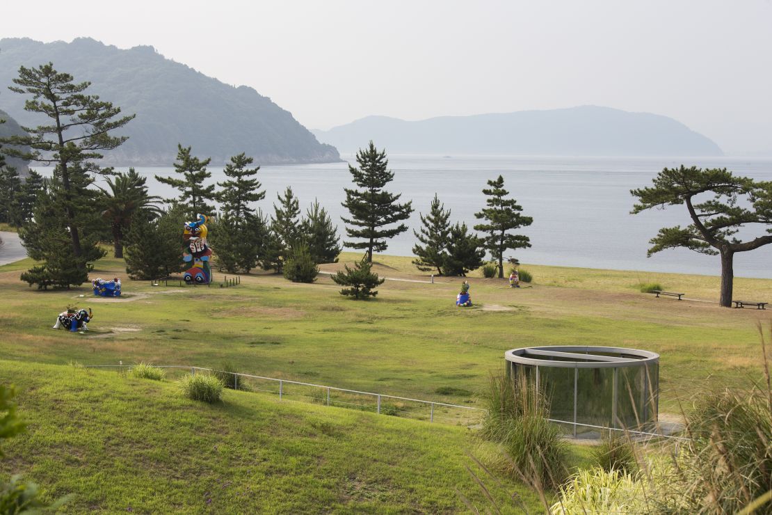 Naoshima Island is home to beautiful displays of outdoor art. 