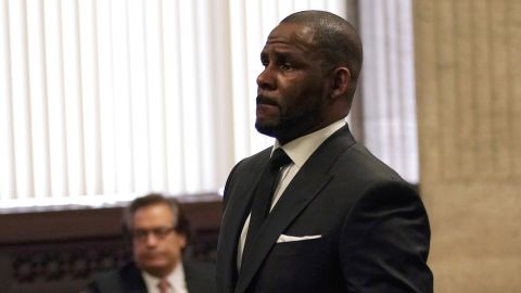 Singer R. Kelly appears in court on March 22, 2019, for a hearing at the Leighton Criminal Court Building in Chicago.