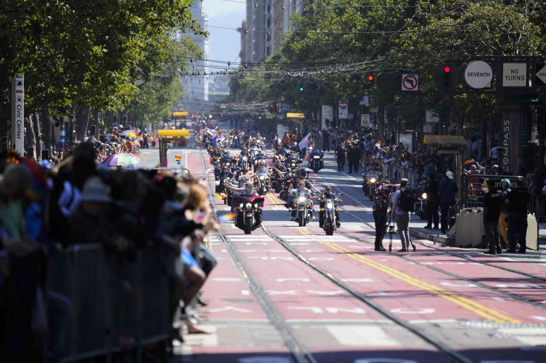 Dykes on Bikes start most Pride parades, including San Francisco, where the tradition started.
