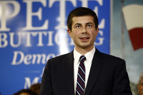 Buttigieg thanks supporters after he was elected mayor in 2011. Buttigieg was born and raised in South Bend and went on to attend Harvard College. He later became a Rhodes scholar. After a three-year stint at the consulting firm McKinsey and Company, Buttigieg came back to Indiana and lost a race for state treasurer in 2010.