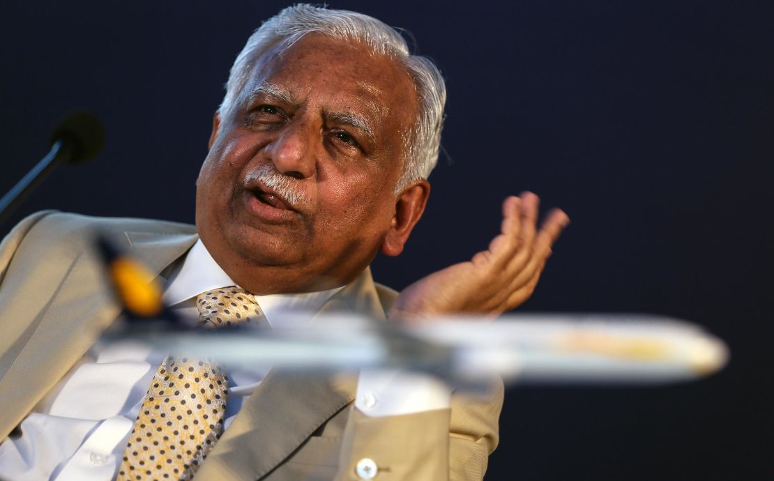 Naresh Goyal, who founded Jet Airways in the early 1990s, is stepping down as chairman. 