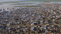 TOPSHOT - This photograph released by the Iranian news agency Fars News on March 23, 2019, shows flooded streets in the northern Iranian village of Agh Ghaleh. (Photo by Ali DEHGHAN / fars news / AFP) / XGTY / === RESTRICTED TO EDITORIAL USE - MANDATORY CREDIT "AFP PHOTO / HO /FARS NEWS" - NO MARKETING NO ADVERTISING CAMPAIGNS - DISTRIBUTED AS A SERVICE TO CLIENTS ===
== best quality available==        (Photo credit should read ALI DEHGHAN/AFP/Getty Images)