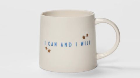 <strong>A mug with a motivational mantra</strong> I Can and I Will Mug ($5.99; <a href="http://bit.ly/2SP1pc4" target="_blank" target="_blank">target.com</a>)
