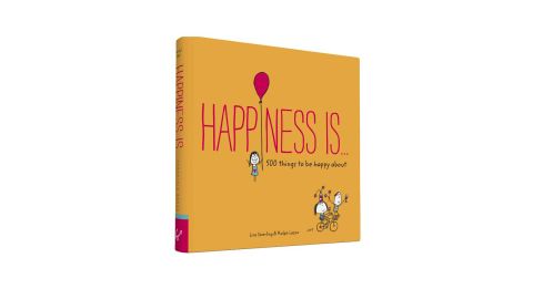 <strong>A book that will remind you of 500 little things to be happy about</strong> "Happiness Is..." by Lisa Swerling & Ralph Lazar ($5.88; <a href="http://www.anrdoezrs.net/links/8314883/type/dlg/sid/032250under15/https://www.barnesandnoble.com/p/happiness-is-lisa-swerling/1120330814/2661420468238?st=PLA&sid=BNB_ADL+Marketplace+Generic+New+Books+-+Desktop+Medium&sourceId=PLAGoNA&dpid=tdtve346c&2sid=Google_c&gclid=Cj0KCQjwkIzlBRDzARIsABgXqV-ofN-3PZcMcphjGweO3MJ07oNci1N1LyDkl4EpBw5YQpprQ9dYI4IaAlmtEALw_wcB" target="_blank" target="_blank">barnesandnoble.com</a>)
