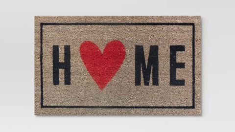 <strong>A </strong><strong>doormat that says home is where the heart is </strong>Home with the Heart Typography Doormat ($12.99;<a href="http://bit.ly/2YbRlOp" target="_blank" target="_blank"> target.com</a>)