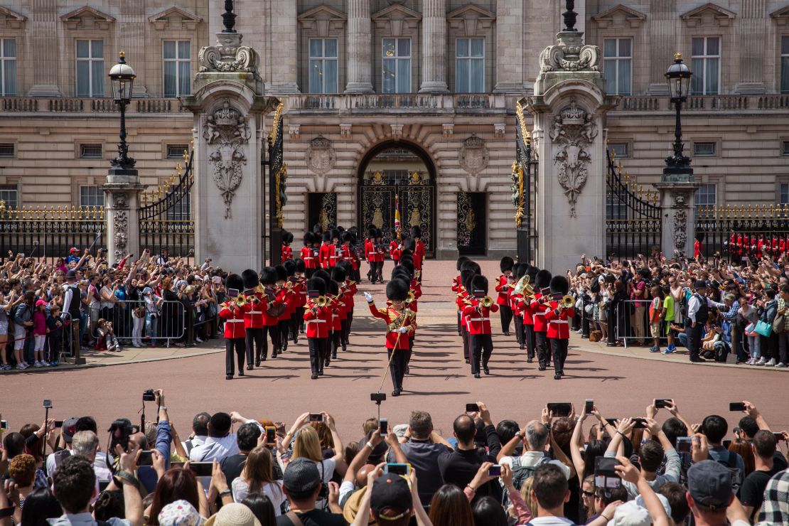 The Changing of the Guard at Buckingham Palace in 2015 