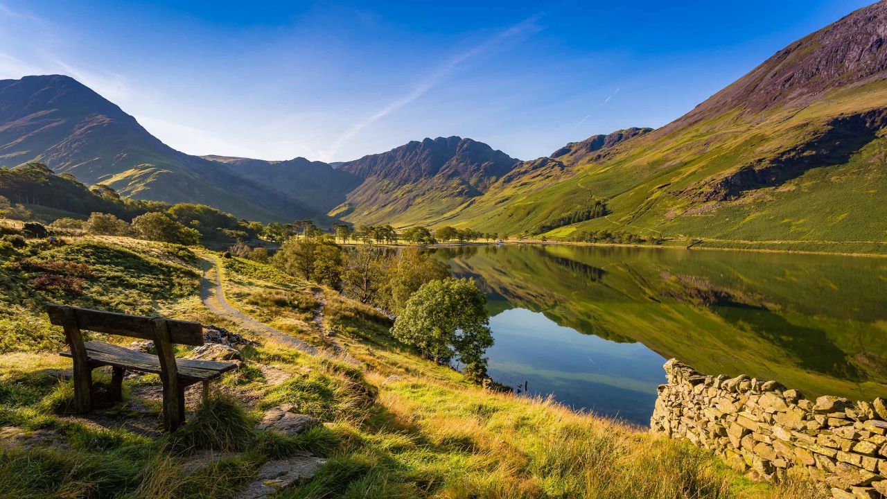Early morning at Buttermere in England's Lake District. 