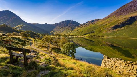 Early morning at Buttermere in England's Lake District. 