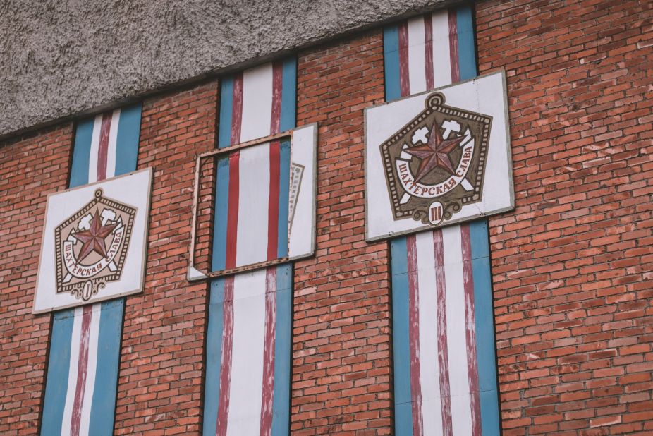 The town was a former Russian coal-mining settlement. 