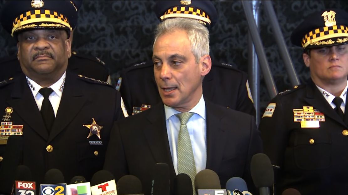 "A grand jury saw the evidence (and) realized this was a hoax," Mayor Rahm Emanuel said. 