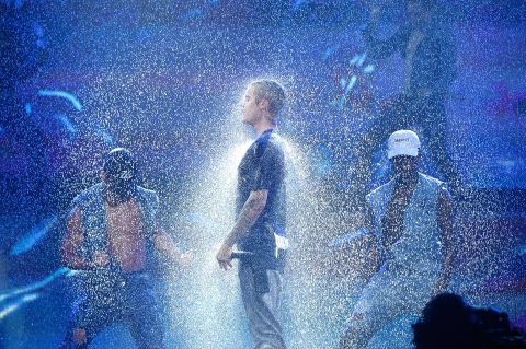 Bieber performs on stage during his "Purpose" tour in July 2016. He ended the tour early in 2017, <a href="https://www.cnn.com/2017/07/24/entertainment/justin-bieber-tour-canceled/index.html" target="_blank">canceling some dates</a> because of "unforeseen circumstances."