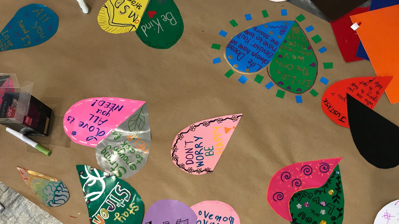 Children work on a project at the Coral Springs Museum of Art.
