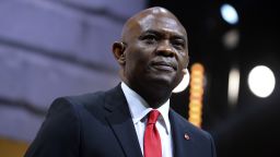 Head of The Tony Elumelu Foundation and Nigerian entrepreneur Tony Elumelu addresses France's Public Investment Bank Banque Publique d'Investissement (BPI Bpifrance) event "Bpifrance Inno Generation"  at the AccorHotels Arena in Paris on May 25, 2016.