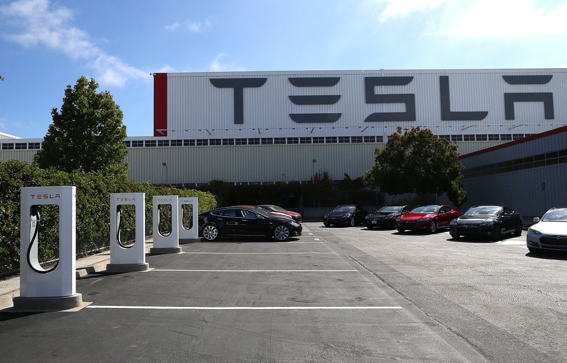 In its prior life, this Tesla factory in Fremont, California was a General Motors and Toyota plant.