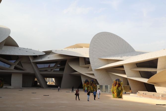 <strong>Newly opened museum:</strong> The National Museum of Qatar, designed by French architect Jean Nouvel, is inspired by the shape of a desert rose. 