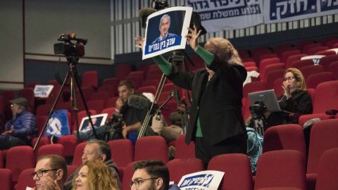 Marlene Malachi, 73, says Netanyahu is a "legend," and the indictment is an attempt to "kill his character."