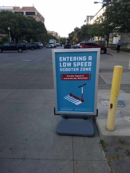 The University of Texas at Austin has new speed restrictions on e-scooters.