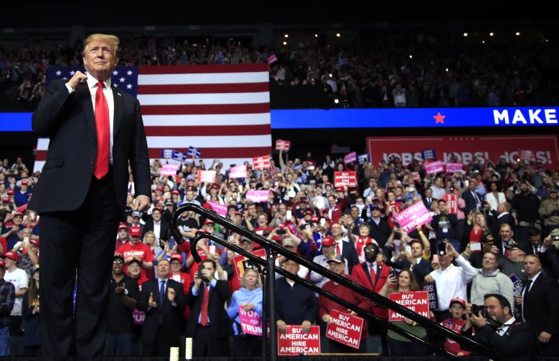 In Photos: Emboldened Trump Takes Victory Lap In Michigan | CNN Politics