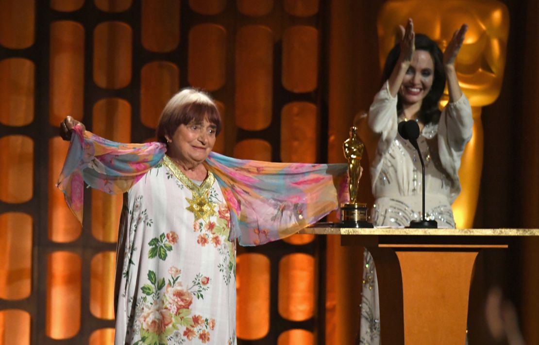 Agnes Varda was awarded an honorary Oscar in 2017.