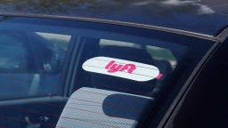 Dayton - Circa April 2018: Car for hire with a Lyft sticker.