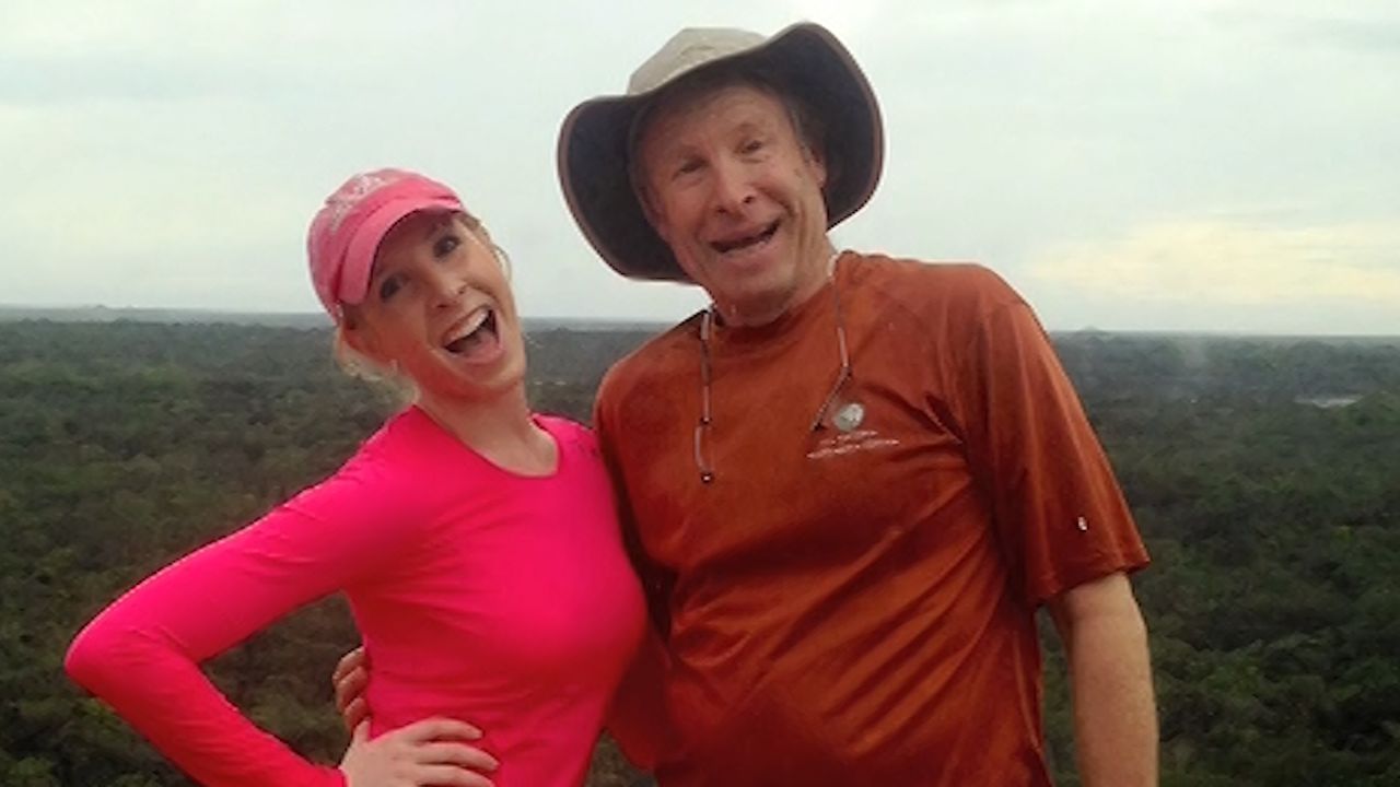 Alison Parker and her father Andy pose together for a photo.
