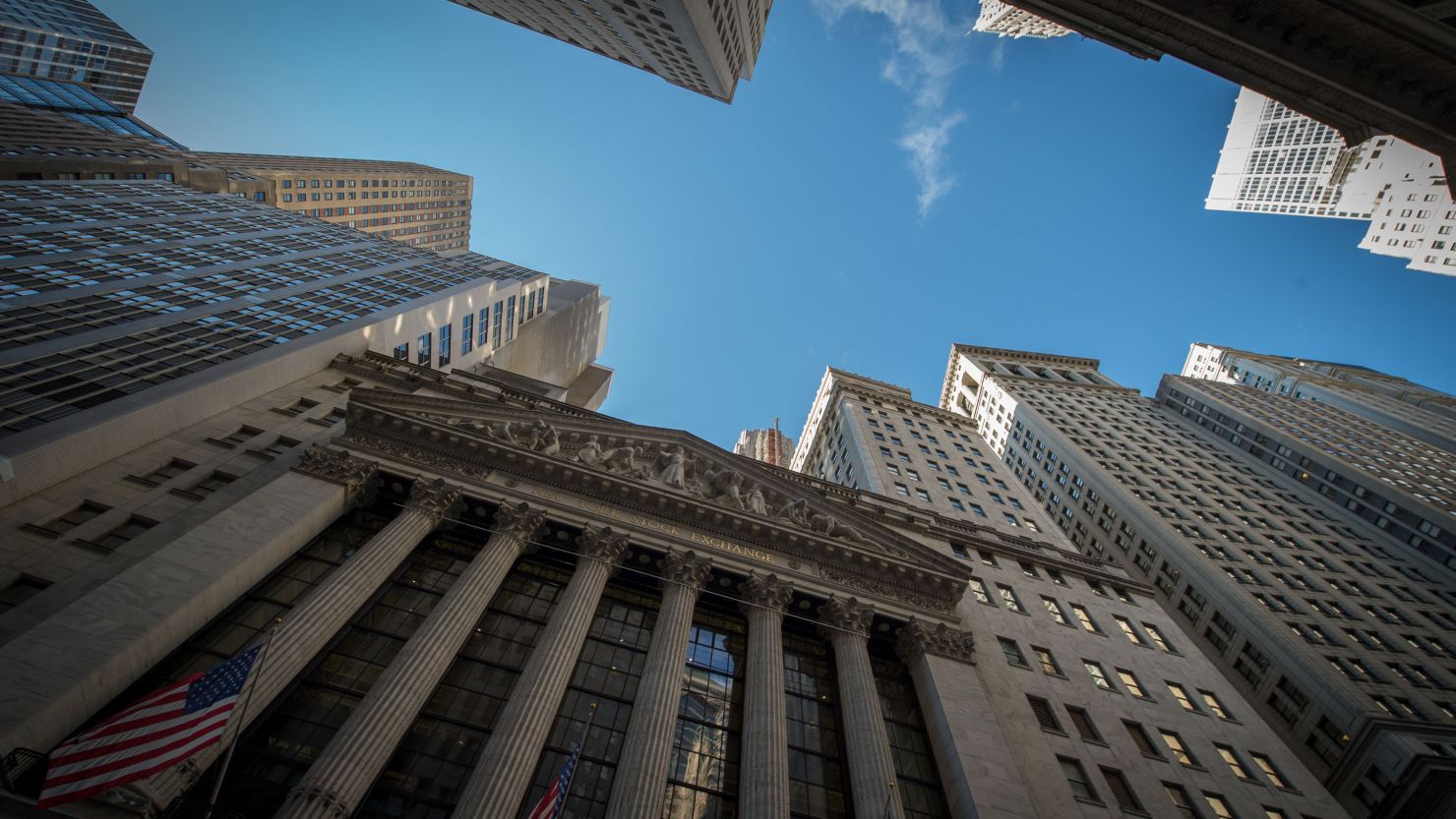 The New York Stock Exchange is seen in New York on February 16, 2017.  