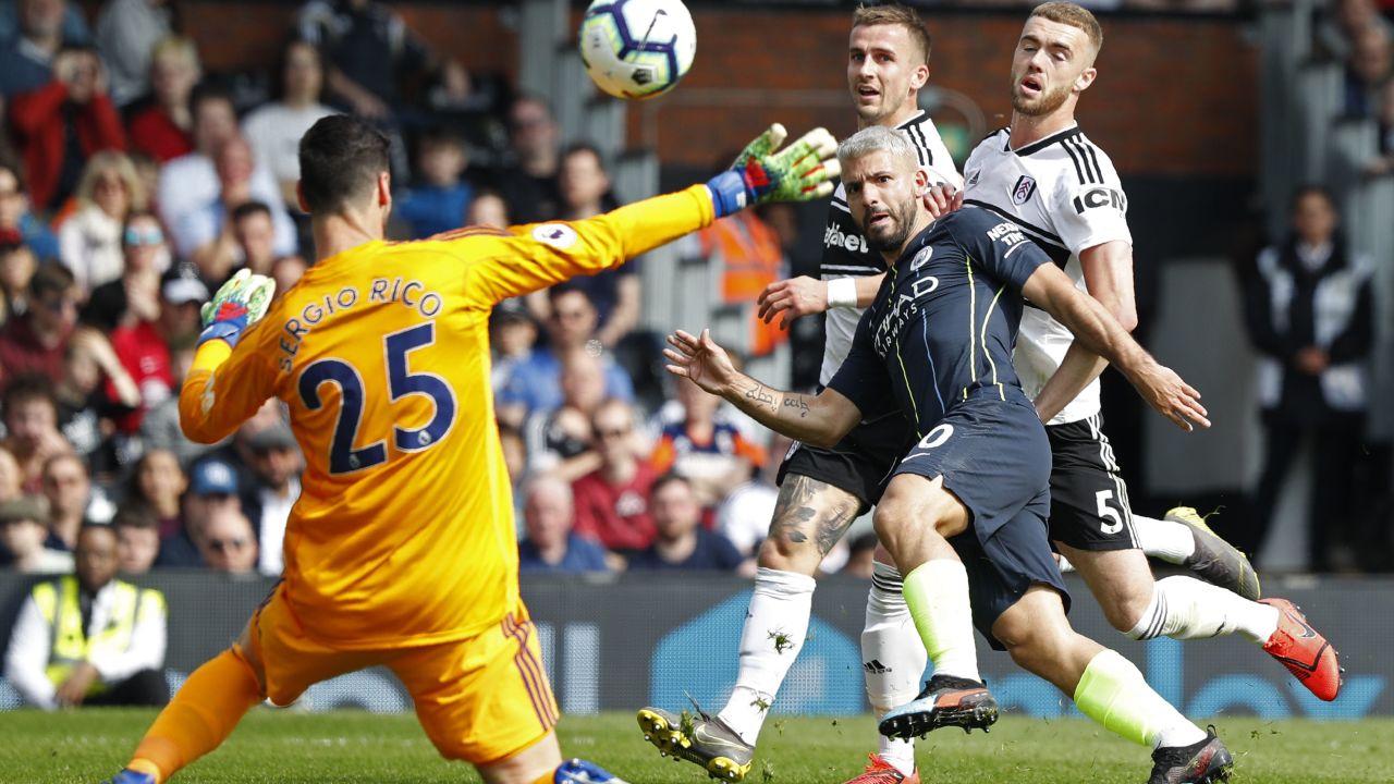 Sergio Aguero's goal against Fulham on Saturday was his 29th of the season.