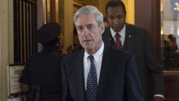 Former FBI Director Robert Mueller, special counsel on the Russian investigation, leaves following a meeting with members of the US Senate Judiciary Committee at the US Capitol in Washington, DC on June 21, 2017