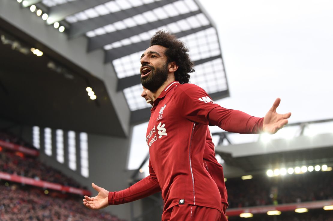 A Mo Salah header created panic in the Spurs' defense and led to Liverpool's winner.