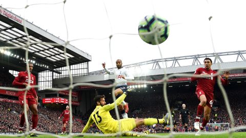 Lucas Moura had an impressive game for Spurs and scored to make it 1-1.