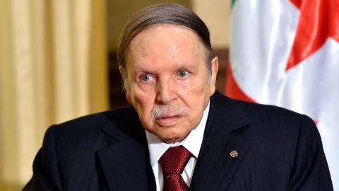Algerian President Abdelaziz Bouteflika in 2016. He has rarely been seen in public since suffering a stroke in 2013.