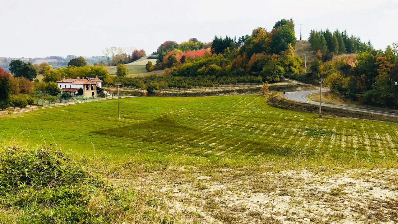<strong>Mystic farmland:</strong> The chapel looms over a wide field of bright green grass where, according to Salvetti, night Sabbaths were held in the early 1900s.