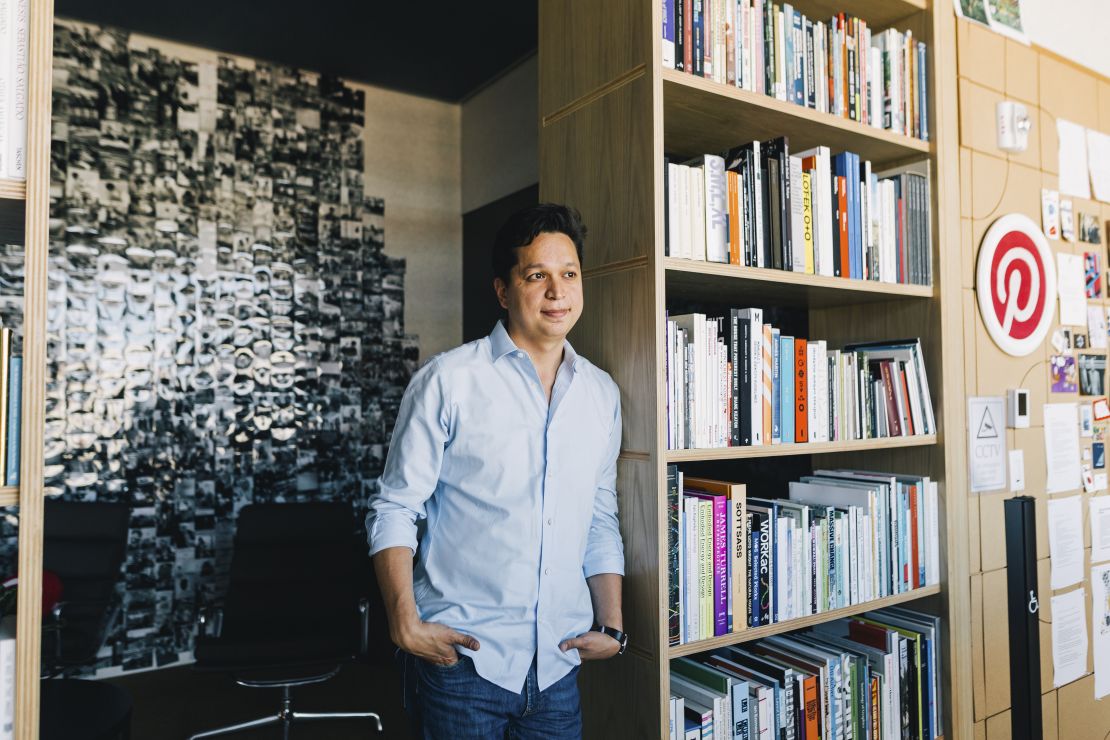 Ben Silbermann, the chief executive of Pinterest, in San Francisco in August 2018. 